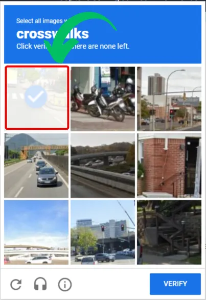 binary qCaptcha sample