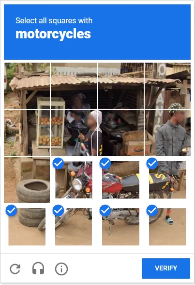 binary qCaptcha sample